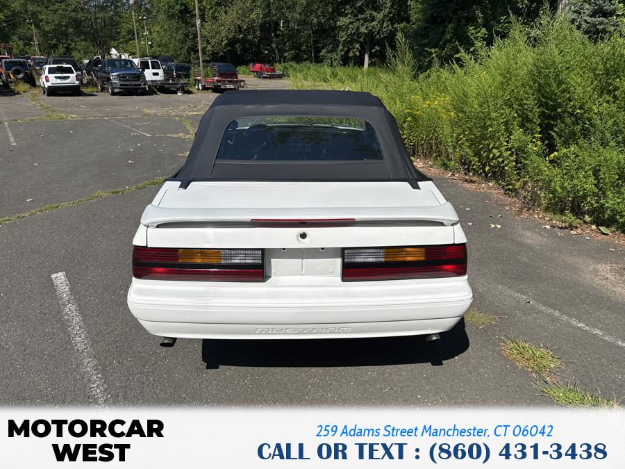 1993 Ford Mustang 2dr Convertible LX 5.0L, available for sale in Manchester, Connecticut | Motorcar West. Manchester, Connecticut 1993 Ford Mustang 2dr Convertible LX 5.0L, available for sale in Manchester, Connecticut | Motorcar West. Manchester, Connecticut