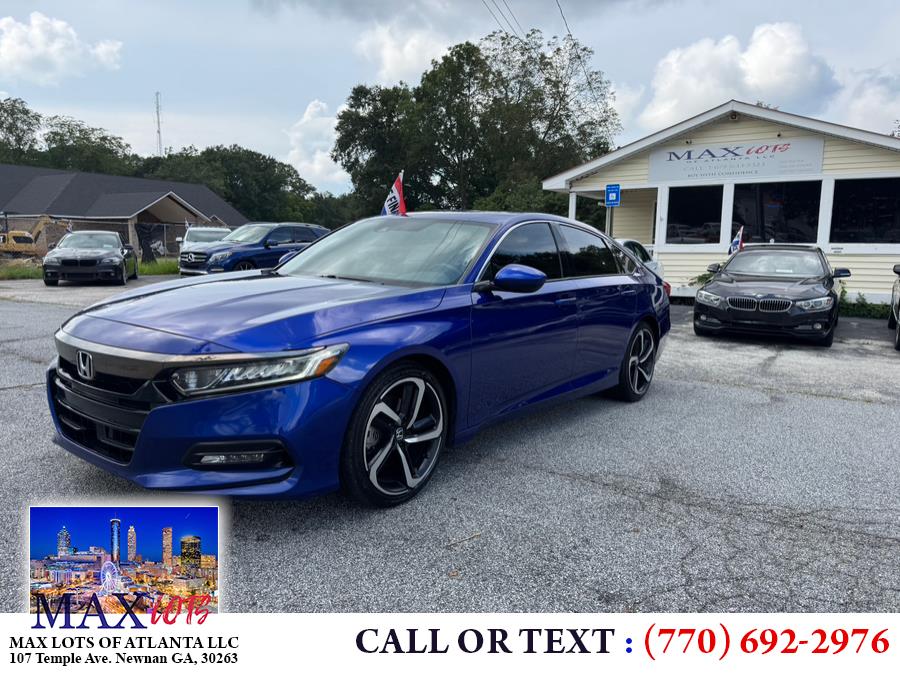 2019 Honda Accord Sedan Sport 1.5T CVT, available for sale in Newnan, Georgia | Max Lots of Atlanta LLC. Newnan, Georgia