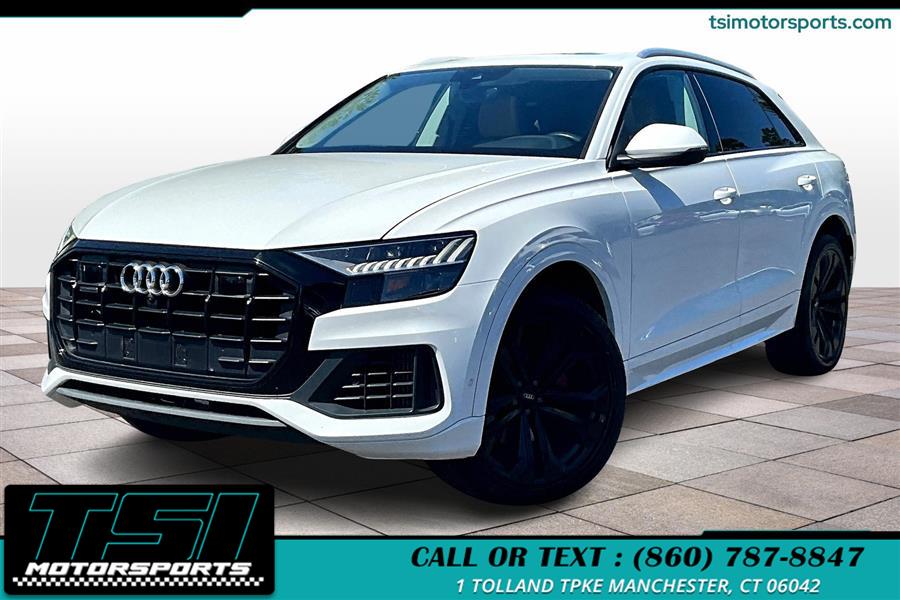 2019 Audi Q8 Premium Plus 55 TFSI quattro, available for sale in Manchester, Connecticut | TSI Motorsports. Manchester, Connecticut 2019 Audi Q8 Premium Plus 55 TFSI quattro, available for sale in Manchester, Connecticut | TSI Motorsports. Manchester, Connecticut