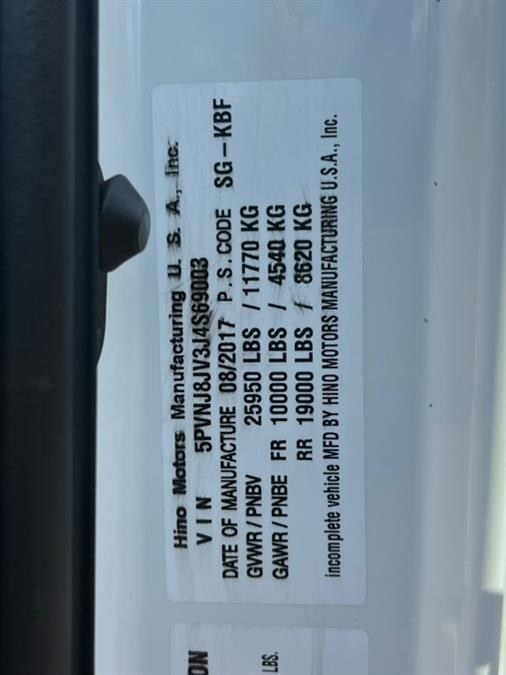 2018 HINO 268A 26 FT MORGAN BOX MAXON LIFTGATE NON CDL, available for sale in Paterson, New Jersey | Speedway Motors LLC. Paterson, New Jersey 2018 HINO 268A 26 FT MORGAN BOX MAXON LIFTGATE NON CDL, available for sale in Paterson, New Jersey | Speedway Motors LLC. Paterson, New Jersey