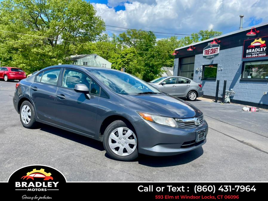 2012 Honda Civic LX PZEV, available for sale in Windsor Locks, Connecticut | Bradley Motors Inc. Windsor Locks, Connecticut 2012 Honda Civic LX PZEV, available for sale in Windsor Locks, Connecticut | Bradley Motors Inc. Windsor Locks, Connecticut