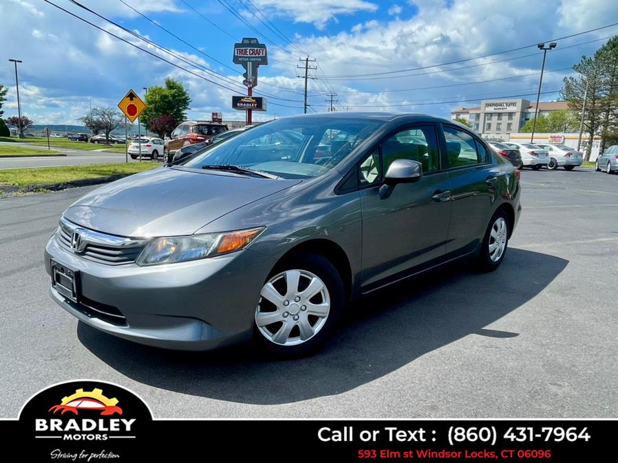 2012 Honda Civic LX PZEV, available for sale in Windsor Locks, Connecticut | Bradley Motors Inc. Windsor Locks, Connecticut 2012 Honda Civic LX PZEV, available for sale in Windsor Locks, Connecticut | Bradley Motors Inc. Windsor Locks, Connecticut