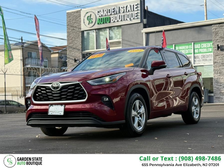 2021 Toyota Highlander LE FWD (Natl), available for sale in Elizabeth, New Jersey | Garden State Auto Boutique. Elizabeth, New Jersey 2021 Toyota Highlander LE FWD (Natl), available for sale in Elizabeth, New Jersey | Garden State Auto Boutique. Elizabeth, New Jersey