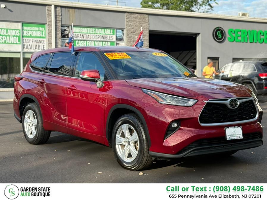 2021 Toyota Highlander LE FWD (Natl), available for sale in Elizabeth, New Jersey | Garden State Auto Boutique. Elizabeth, New Jersey 2021 Toyota Highlander LE FWD (Natl), available for sale in Elizabeth, New Jersey | Garden State Auto Boutique. Elizabeth, New Jersey