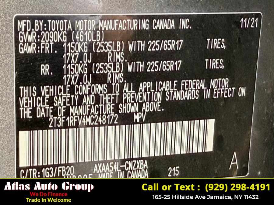 2021 Toyota RAV4 LE AWD (Natl), available for sale in Jamaica, New York | Atlas Auto Group. Jamaica, New York 2021 Toyota RAV4 LE AWD (Natl), available for sale in Jamaica, New York | Atlas Auto Group. Jamaica, New York