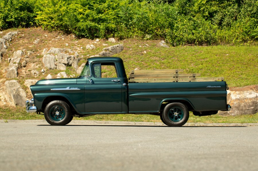1958 Chevrolet Apache Fleetside Pickup, available for sale in North Salem, New York | Meccanic Shop North Inc. North Salem, New York 1958 Chevrolet Apache Fleetside Pickup, available for sale in North Salem, New York | Meccanic Shop North Inc. North Salem, New York