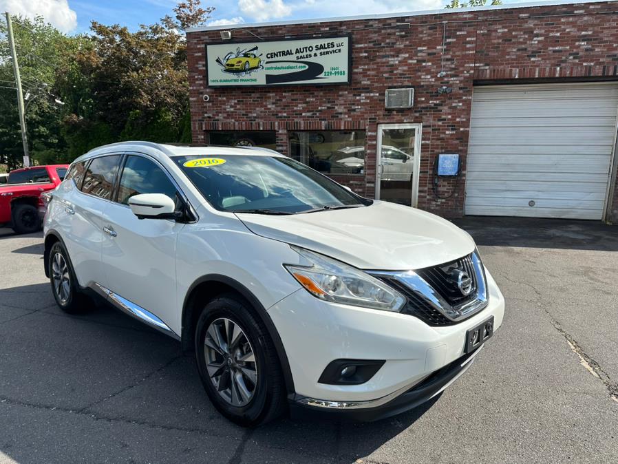2016 Nissan Murano AWD 4dr SL, available for sale in New Britain, Connecticut | Central Auto Sales & Service. New Britain, Connecticut 2016 Nissan Murano AWD 4dr SL, available for sale in New Britain, Connecticut | Central Auto Sales & Service. New Britain, Connecticut