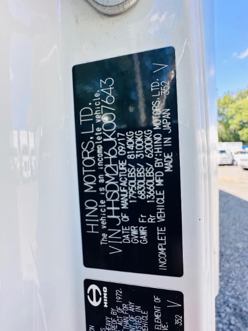 2018 Hino 195 18FT DRY BOX + LIFT GATE + 17950LB GVW + NO CDL, available for sale in South Amboy, New Jersey | NJ Truck Spot. South Amboy, New Jersey 2018 Hino 195 18FT DRY BOX + LIFT GATE + 17950LB GVW + NO CDL, available for sale in South Amboy, New Jersey | NJ Truck Spot. South Amboy, New Jersey
