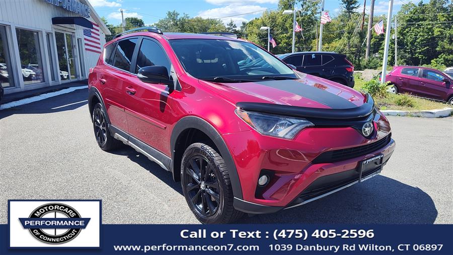 2018 Toyota RAV4 Adventure AWD (Natl), available for sale in Wilton, Connecticut | Performance Motor Cars Of Connecticut LLC. Wilton, Connecticut
