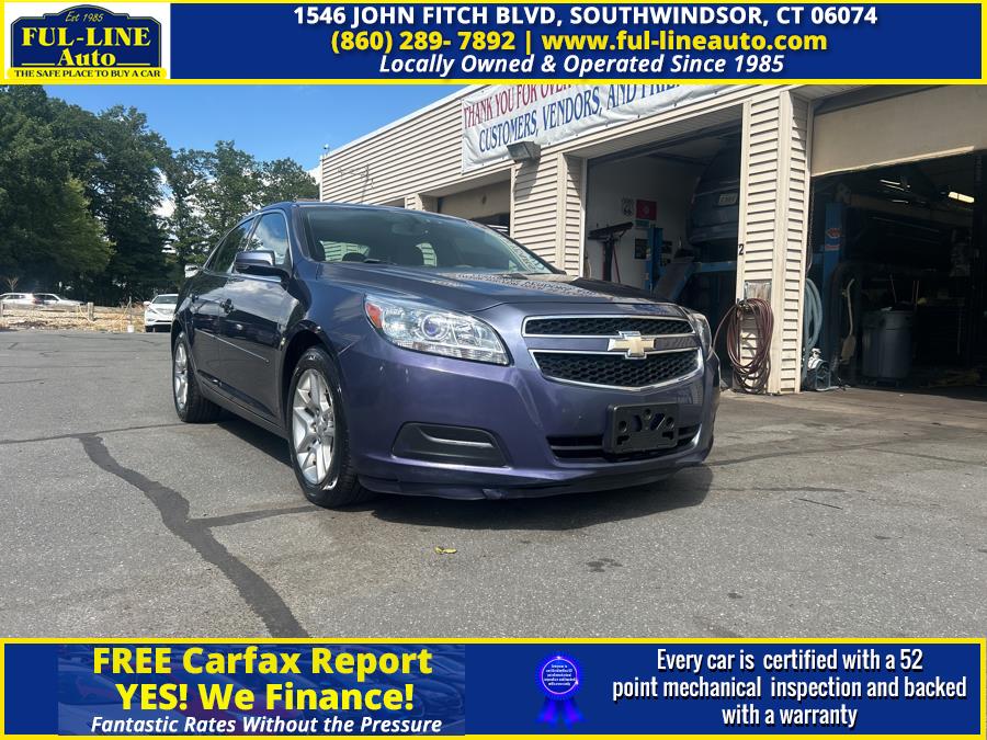 2013 Chevrolet Malibu 4dr Sdn LT w/1LT, available for sale in South Windsor , Connecticut | Ful-line Auto LLC. South Windsor , Connecticut 2013 Chevrolet Malibu 4dr Sdn LT w/1LT, available for sale in South Windsor , Connecticut | Ful-line Auto LLC. South Windsor , Connecticut