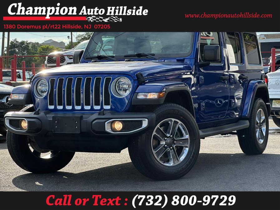 2018 Jeep Wrangler Unlimited Sahara 4x4, available for sale in Hillside, New Jersey | Champion Auto Hillside. Hillside, New Jersey 2018 Jeep Wrangler Unlimited Sahara 4x4, available for sale in Hillside, New Jersey | Champion Auto Hillside. Hillside, New Jersey