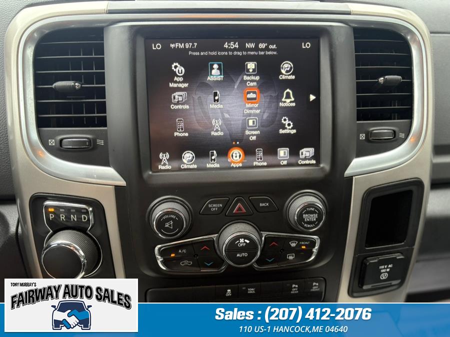 2017 Ram 1500 Big Horn 4x4 Crew Cab 5''7" Box, available for sale in Hancock, Maine | Fairway Auto Sales. Hancock, Maine 2017 Ram 1500 Big Horn 4x4 Crew Cab 5''7" Box, available for sale in Hancock, Maine | Fairway Auto Sales. Hancock, Maine