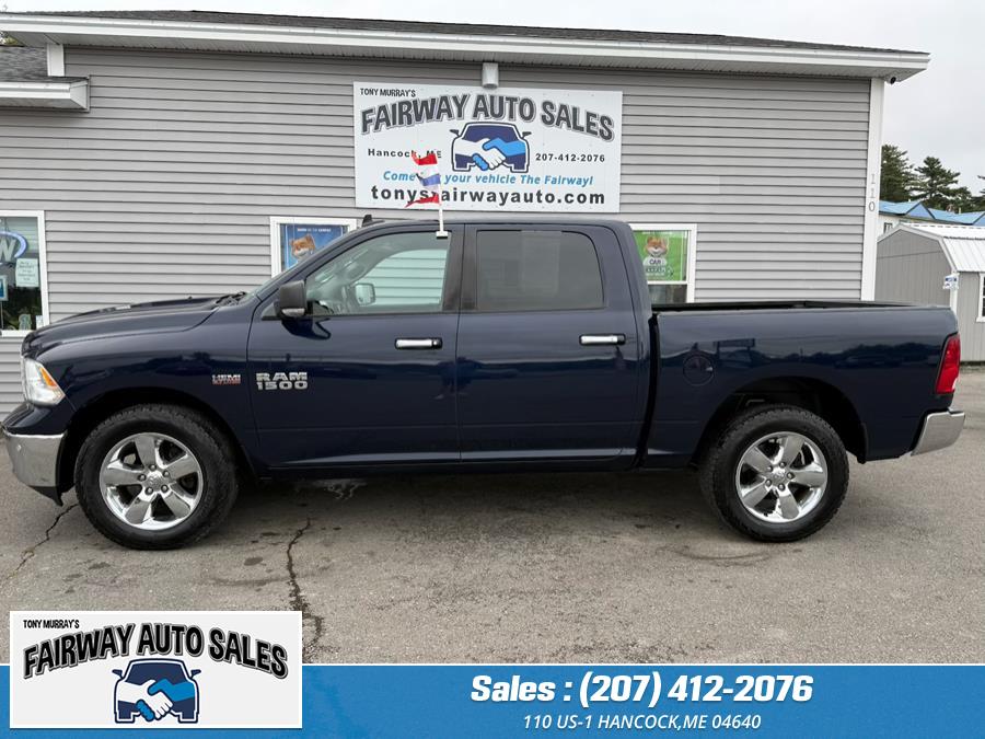 2017 Ram 1500 Big Horn 4x4 Crew Cab 5''7" Box, available for sale in Hancock, Maine | Fairway Auto Sales. Hancock, Maine 2017 Ram 1500 Big Horn 4x4 Crew Cab 5''7" Box, available for sale in Hancock, Maine | Fairway Auto Sales. Hancock, Maine