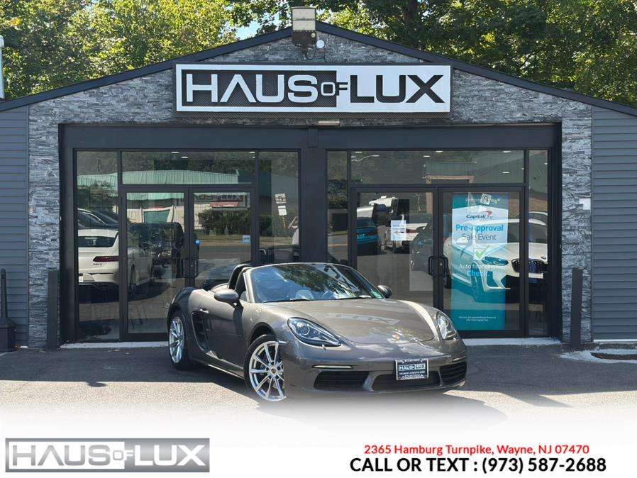 2018 Porsche 718 Boxster Roadster, available for sale in Wayne, New Jersey | Haus of Lux. Wayne, New Jersey 2018 Porsche 718 Boxster Roadster, available for sale in Wayne, New Jersey | Haus of Lux. Wayne, New Jersey