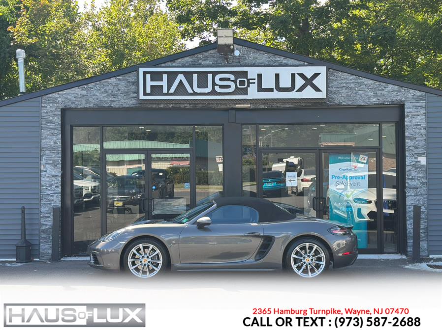 2018 Porsche 718 Boxster Roadster, available for sale in Wayne, New Jersey | Haus of Lux. Wayne, New Jersey 2018 Porsche 718 Boxster Roadster, available for sale in Wayne, New Jersey | Haus of Lux. Wayne, New Jersey