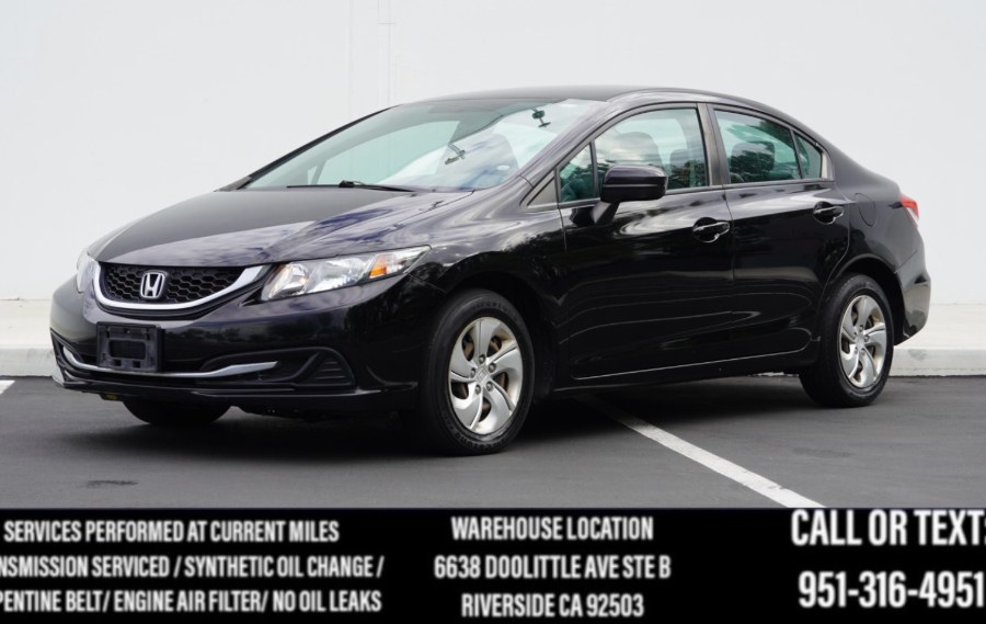2015 Honda Civic Sedan LX BLUETOTH/ BACK UP CAM, available for sale in Riverside, California | Big Timin Motors LLC. Riverside, California 2015 Honda Civic Sedan LX BLUETOTH/ BACK UP CAM, available for sale in Riverside, California | Big Timin Motors LLC. Riverside, California