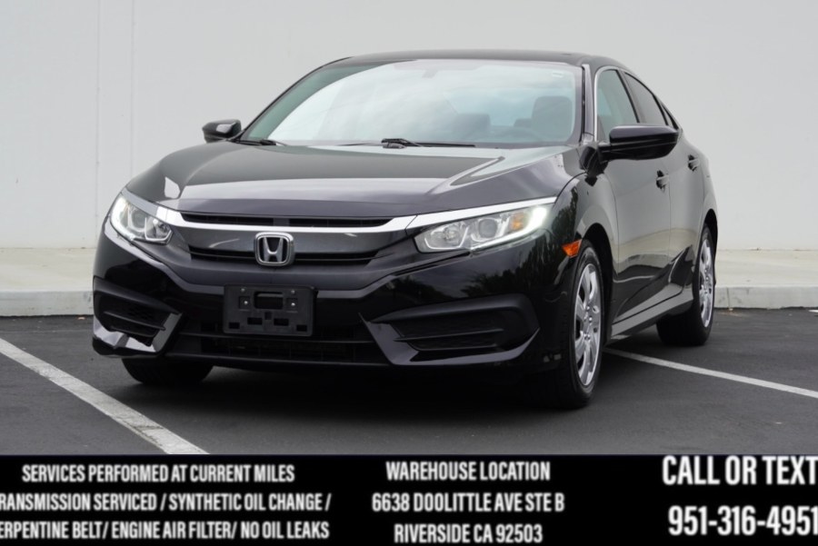 2016 Honda Civic Sedan LX 4dr LX, available for sale in Riverside, California | Big Timin Motors LLC. Riverside, California 2016 Honda Civic Sedan LX 4dr LX, available for sale in Riverside, California | Big Timin Motors LLC. Riverside, California