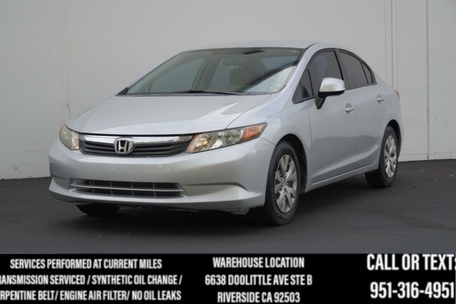 2012 Honda Civic Sdn LX (ONE OWNER), available for sale in Riverside, California | Big Timin Motors LLC. Riverside, California 2012 Honda Civic Sdn LX (ONE OWNER), available for sale in Riverside, California | Big Timin Motors LLC. Riverside, California