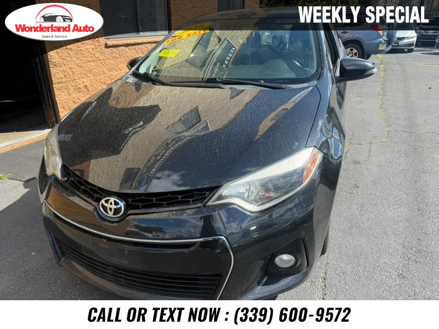 2016 Toyota Corolla 4dr Sdn CVT S (Natl), available for sale in Revere, Massachusetts | Wonderland Auto. Revere, Massachusetts 2016 Toyota Corolla 4dr Sdn CVT S (Natl), available for sale in Revere, Massachusetts | Wonderland Auto. Revere, Massachusetts