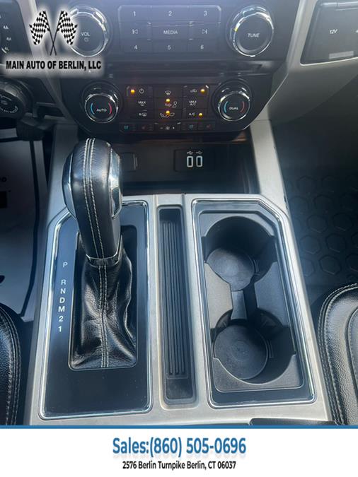 2016 Ford F-150 4WD SuperCrew 145" Lariat, available for sale in Berlin, Connecticut | Main Auto of Berlin. Berlin, Connecticut 2016 Ford F-150 4WD SuperCrew 145" Lariat, available for sale in Berlin, Connecticut | Main Auto of Berlin. Berlin, Connecticut