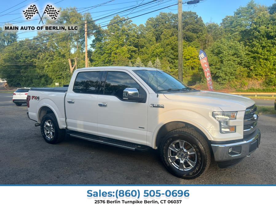 2016 Ford F-150 4WD SuperCrew 145" Lariat, available for sale in Berlin, Connecticut | Main Auto of Berlin. Berlin, Connecticut 2016 Ford F-150 4WD SuperCrew 145" Lariat, available for sale in Berlin, Connecticut | Main Auto of Berlin. Berlin, Connecticut