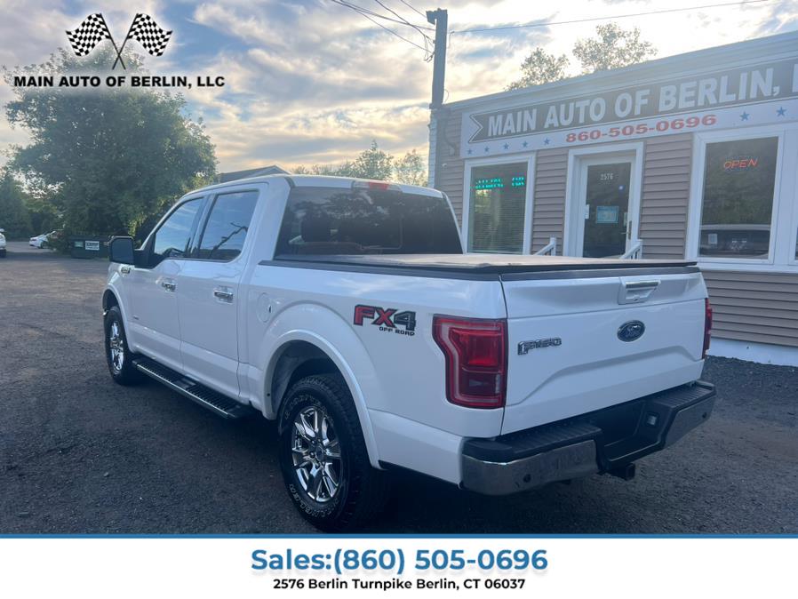 2016 Ford F-150 4WD SuperCrew 145" Lariat, available for sale in Berlin, Connecticut | Main Auto of Berlin. Berlin, Connecticut 2016 Ford F-150 4WD SuperCrew 145" Lariat, available for sale in Berlin, Connecticut | Main Auto of Berlin. Berlin, Connecticut