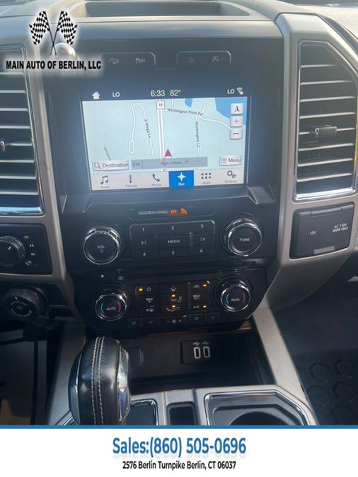 2016 Ford F-150 4WD SuperCrew 145" Lariat, available for sale in Berlin, Connecticut | Main Auto of Berlin. Berlin, Connecticut 2016 Ford F-150 4WD SuperCrew 145" Lariat, available for sale in Berlin, Connecticut | Main Auto of Berlin. Berlin, Connecticut