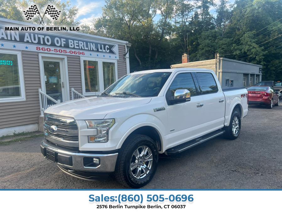 2016 Ford F-150 4WD SuperCrew 145" Lariat, available for sale in Berlin, Connecticut | Main Auto of Berlin. Berlin, Connecticut 2016 Ford F-150 4WD SuperCrew 145" Lariat, available for sale in Berlin, Connecticut | Main Auto of Berlin. Berlin, Connecticut