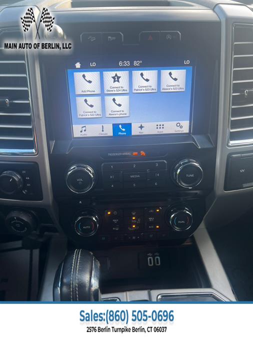 2016 Ford F-150 4WD SuperCrew 145" Lariat, available for sale in Berlin, Connecticut | Main Auto of Berlin. Berlin, Connecticut 2016 Ford F-150 4WD SuperCrew 145" Lariat, available for sale in Berlin, Connecticut | Main Auto of Berlin. Berlin, Connecticut