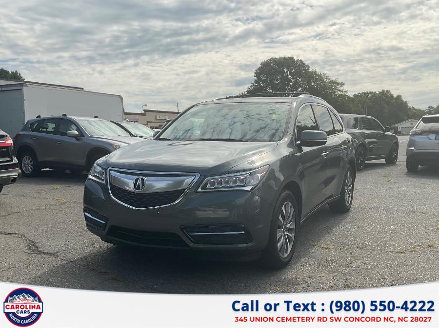 2015 Acura MDX SH-AWD 4dr Tech Pkg, available for sale in Concord, North Carolina | Carolina Cars.Org. Concord, North Carolina