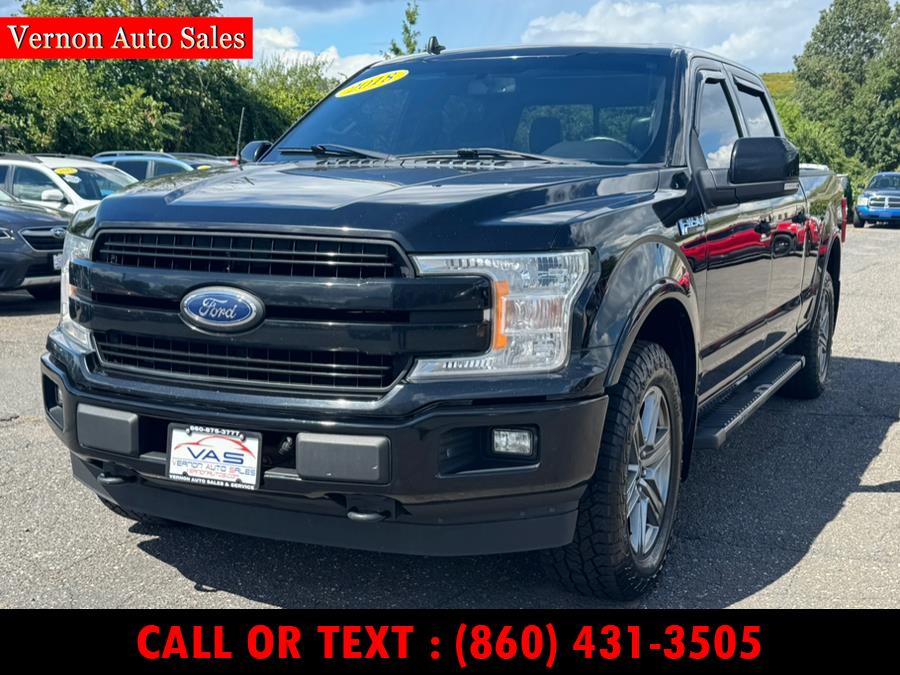 2018 Ford F-150 LARIAT 4WD SuperCrew 5.5'' Box, available for sale in Manchester, Connecticut | Vernon Auto Sale & Service. Manchester, Connecticut 2018 Ford F-150 LARIAT 4WD SuperCrew 5.5'' Box, available for sale in Manchester, Connecticut | Vernon Auto Sale & Service. Manchester, Connecticut