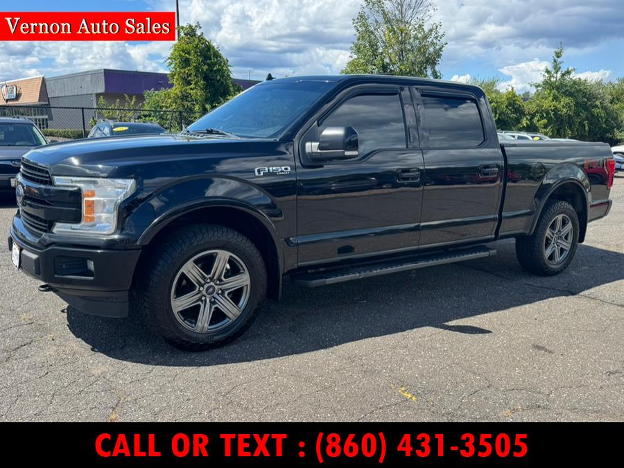 2018 Ford F-150 LARIAT 4WD SuperCrew 5.5'' Box, available for sale in Manchester, Connecticut | Vernon Auto Sale & Service. Manchester, Connecticut 2018 Ford F-150 LARIAT 4WD SuperCrew 5.5'' Box, available for sale in Manchester, Connecticut | Vernon Auto Sale & Service. Manchester, Connecticut