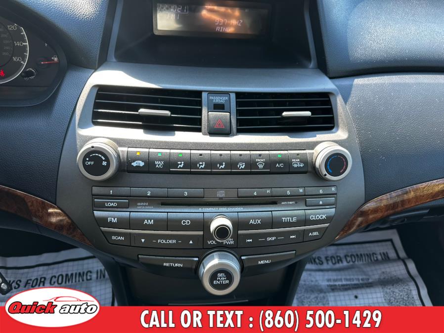 2012 Honda Accord Sdn 4dr V6 Auto EX, available for sale in Bristol, Connecticut | Quick Auto LLC. Bristol, Connecticut 2012 Honda Accord Sdn 4dr V6 Auto EX, available for sale in Bristol, Connecticut | Quick Auto LLC. Bristol, Connecticut
