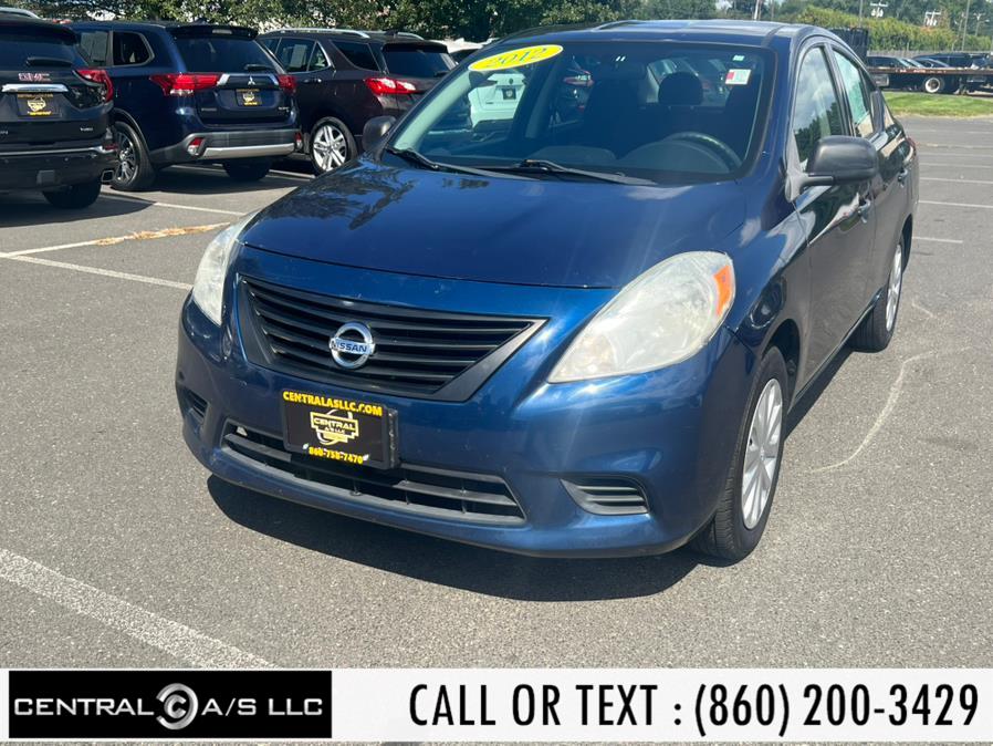2012 Nissan Versa 4dr Sdn CVT 1.6 S, available for sale in East Windsor, Connecticut | Central A/S LLC. East Windsor, Connecticut 2012 Nissan Versa 4dr Sdn CVT 1.6 S, available for sale in East Windsor, Connecticut | Central A/S LLC. East Windsor, Connecticut