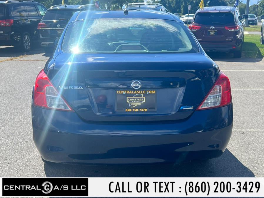 2012 Nissan Versa 4dr Sdn CVT 1.6 S, available for sale in East Windsor, Connecticut | Central A/S LLC. East Windsor, Connecticut 2012 Nissan Versa 4dr Sdn CVT 1.6 S, available for sale in East Windsor, Connecticut | Central A/S LLC. East Windsor, Connecticut