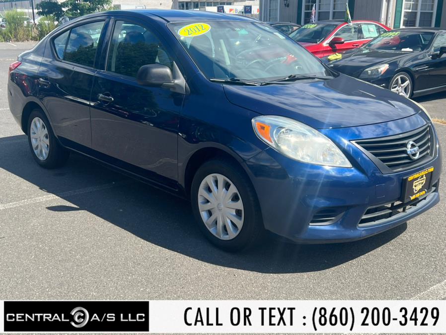 2012 Nissan Versa 4dr Sdn CVT 1.6 S, available for sale in East Windsor, Connecticut | Central A/S LLC. East Windsor, Connecticut 2012 Nissan Versa 4dr Sdn CVT 1.6 S, available for sale in East Windsor, Connecticut | Central A/S LLC. East Windsor, Connecticut