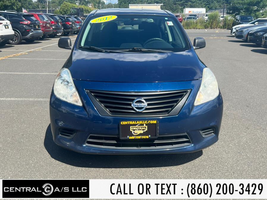 2012 Nissan Versa 4dr Sdn CVT 1.6 S, available for sale in East Windsor, Connecticut | Central A/S LLC. East Windsor, Connecticut 2012 Nissan Versa 4dr Sdn CVT 1.6 S, available for sale in East Windsor, Connecticut | Central A/S LLC. East Windsor, Connecticut