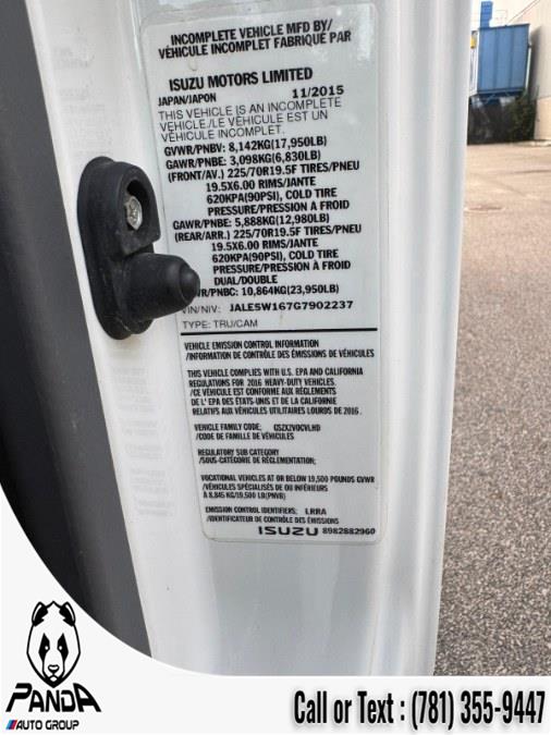 2016 Isuzu NQR DSL REG AT 109" WB WHITE CAB IBT PWL, available for sale in Abington, Massachusetts | Panda Auto Group. Abington, Massachusetts 2016 Isuzu NQR DSL REG AT 109" WB WHITE CAB IBT PWL, available for sale in Abington, Massachusetts | Panda Auto Group. Abington, Massachusetts