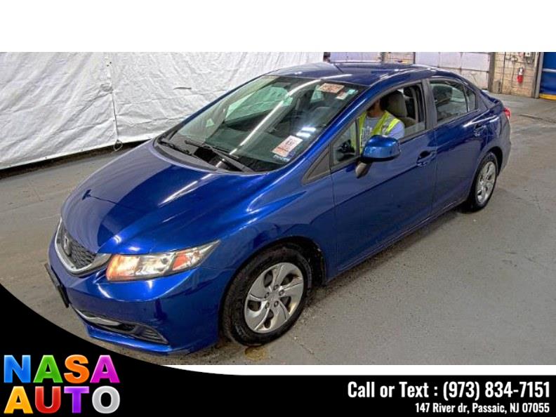 2013 Honda Civic Sdn 4dr Auto LX, available for sale in Passaic, New Jersey | Nasa Auto. Passaic, New Jersey 2013 Honda Civic Sdn 4dr Auto LX, available for sale in Passaic, New Jersey | Nasa Auto. Passaic, New Jersey