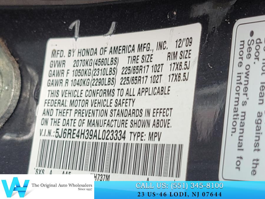 2010 Honda CR-V 4WD 5dr LX, available for sale in Lodi, New Jersey | AW Auto & Truck Wholesalers, Inc. Lodi, New Jersey 2010 Honda CR-V 4WD 5dr LX, available for sale in Lodi, New Jersey | AW Auto & Truck Wholesalers, Inc. Lodi, New Jersey