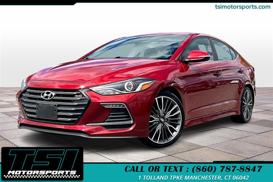 2017 Hyundai Elantra Sport 1.6T Manual (Ulsan), available for sale in Manchester, Connecticut | TSI Motorsports. Manchester, Connecticut
