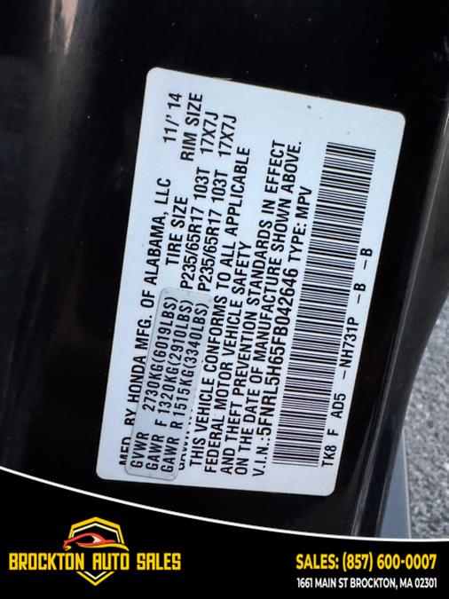 2015 Honda Odyssey 5dr EX-L w/RES, available for sale in BROCKTON, Massachusetts | Brockton Auto Sales Inc. BROCKTON, Massachusetts 2015 Honda Odyssey 5dr EX-L w/RES, available for sale in BROCKTON, Massachusetts | Brockton Auto Sales Inc. BROCKTON, Massachusetts