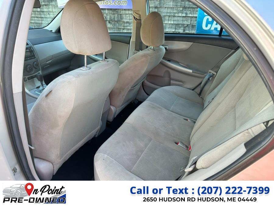 2012 Toyota Corolla 4dr Sdn Auto LE, available for sale in Hudson, Maine | On Point Pre-Owned LLC. Hudson, Maine 2012 Toyota Corolla 4dr Sdn Auto LE, available for sale in Hudson, Maine | On Point Pre-Owned LLC. Hudson, Maine