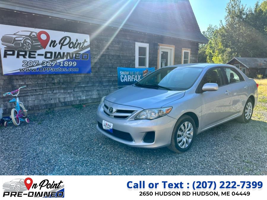 2012 Toyota Corolla 4dr Sdn Auto LE, available for sale in Hudson, Maine | On Point Pre-Owned LLC. Hudson, Maine 2012 Toyota Corolla 4dr Sdn Auto LE, available for sale in Hudson, Maine | On Point Pre-Owned LLC. Hudson, Maine
