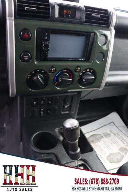 2013 Toyota FJ Cruiser 4WD 4dr Auto (Natl), available for sale in Marietta, Georgia | HHH Auto Sales LLC. Marietta, Georgia 2013 Toyota FJ Cruiser 4WD 4dr Auto (Natl), available for sale in Marietta, Georgia | HHH Auto Sales LLC. Marietta, Georgia