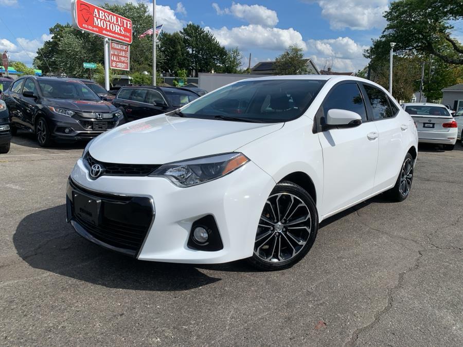 2014 Toyota Corolla 4dr Sdn CVT S Plus (Natl), available for sale in Springfield, Massachusetts | Absolute Motors Inc. Springfield, Massachusetts 2014 Toyota Corolla 4dr Sdn CVT S Plus (Natl), available for sale in Springfield, Massachusetts | Absolute Motors Inc. Springfield, Massachusetts