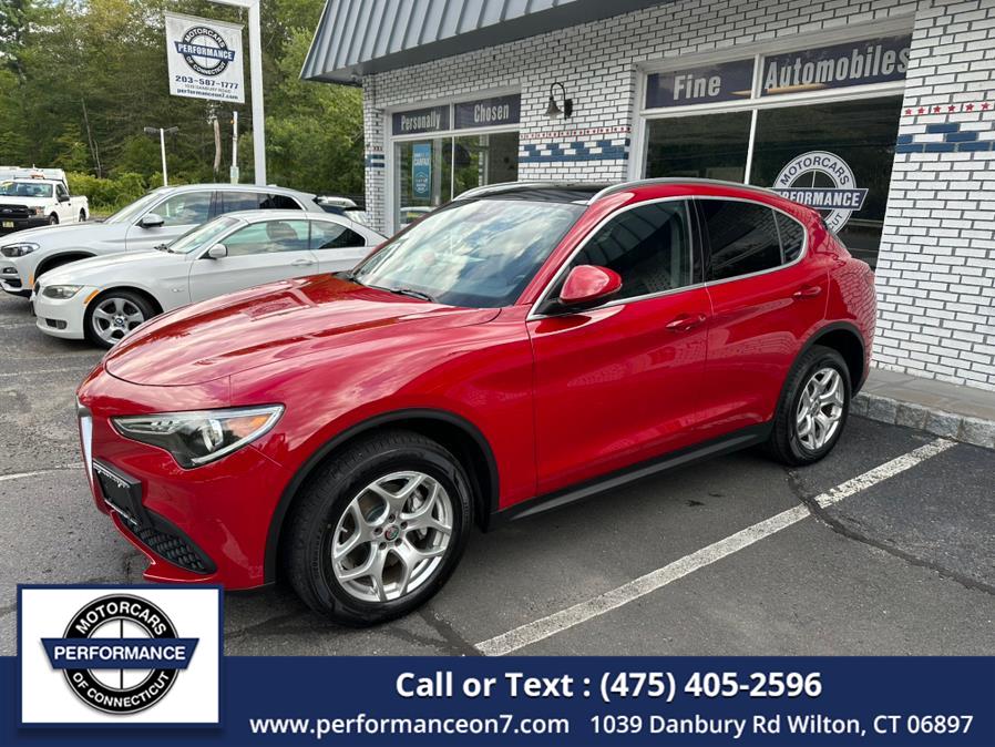 2021 Alfa Romeo Stelvio AWD, available for sale in Wilton, Connecticut | Performance Motor Cars Of Connecticut LLC. Wilton, Connecticut 2021 Alfa Romeo Stelvio AWD, available for sale in Wilton, Connecticut | Performance Motor Cars Of Connecticut LLC. Wilton, Connecticut