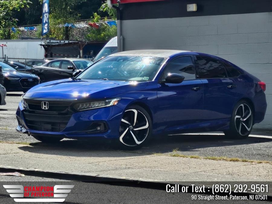 2022 Honda Accord Sedan Sport 1.5T CVT, available for sale in Paterson, New Jersey | Champion of Paterson. Paterson, New Jersey 2022 Honda Accord Sedan Sport 1.5T CVT, available for sale in Paterson, New Jersey | Champion of Paterson. Paterson, New Jersey