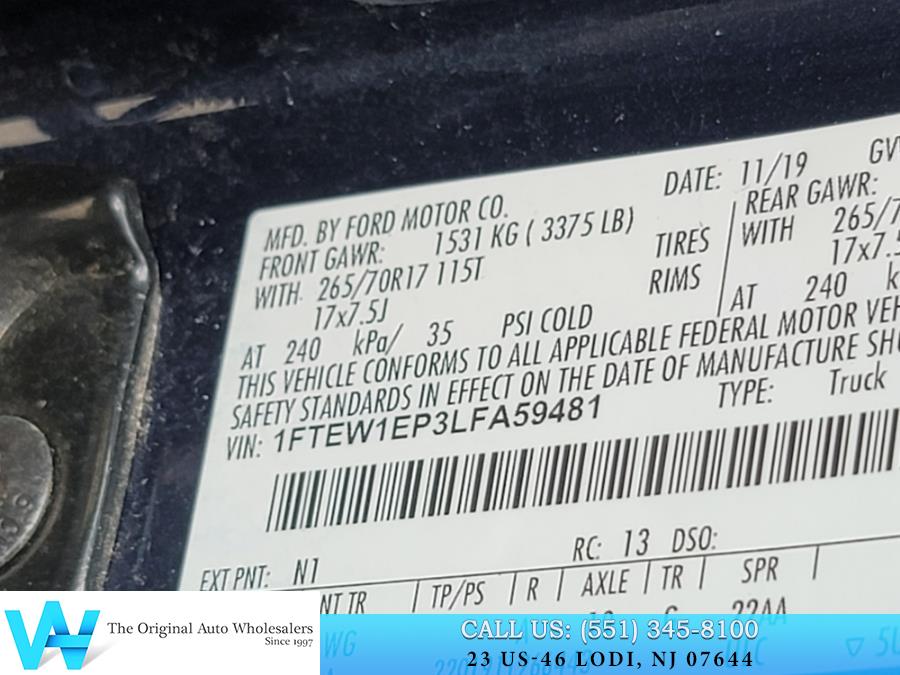 2020 Ford F-150 XL 4WD SuperCrew 5.5'' Box, available for sale in Lodi, New Jersey | AW Auto & Truck Wholesalers, Inc. Lodi, New Jersey 2020 Ford F-150 XL 4WD SuperCrew 5.5'' Box, available for sale in Lodi, New Jersey | AW Auto & Truck Wholesalers, Inc. Lodi, New Jersey