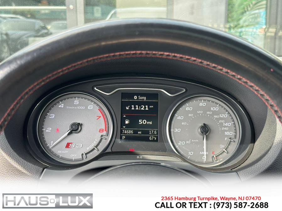 2016 Audi S3 4dr Sdn quattro Premium Plus, available for sale in Wayne, New Jersey | Haus of Lux. Wayne, New Jersey 2016 Audi S3 4dr Sdn quattro Premium Plus, available for sale in Wayne, New Jersey | Haus of Lux. Wayne, New Jersey